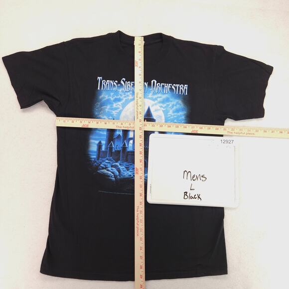 Trans Siberian Orchestra Band Crew Neck Short Sleeve T Shirt Mens Size L Black - Picture 6 of 10